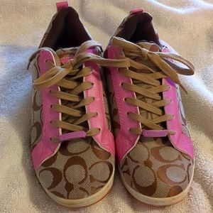 Coach Signature tennis shoes